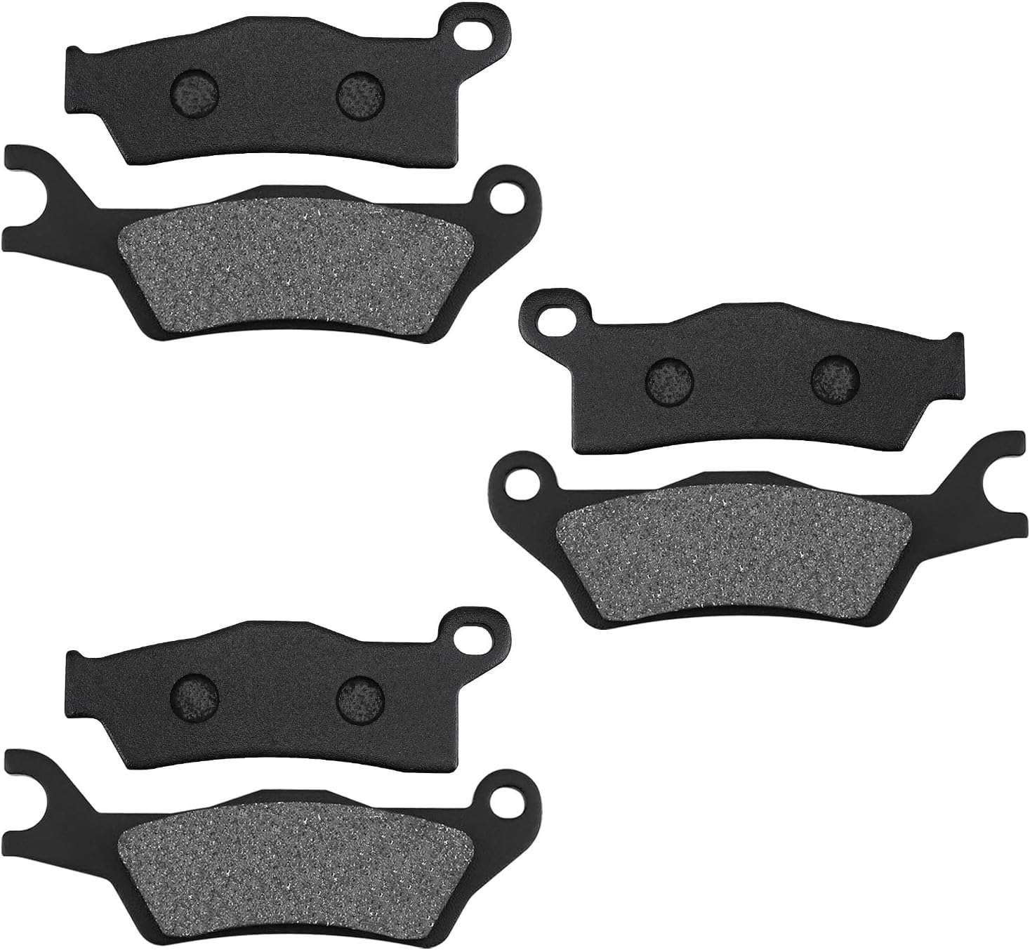 Outlander 450 Brake Pads for Can Am Outlander 450 500 570 650 800R 850 1000 XMR EFI XT XT-P DPS Max 2013-2021 OEM 705601014 705601015, Front and Rear