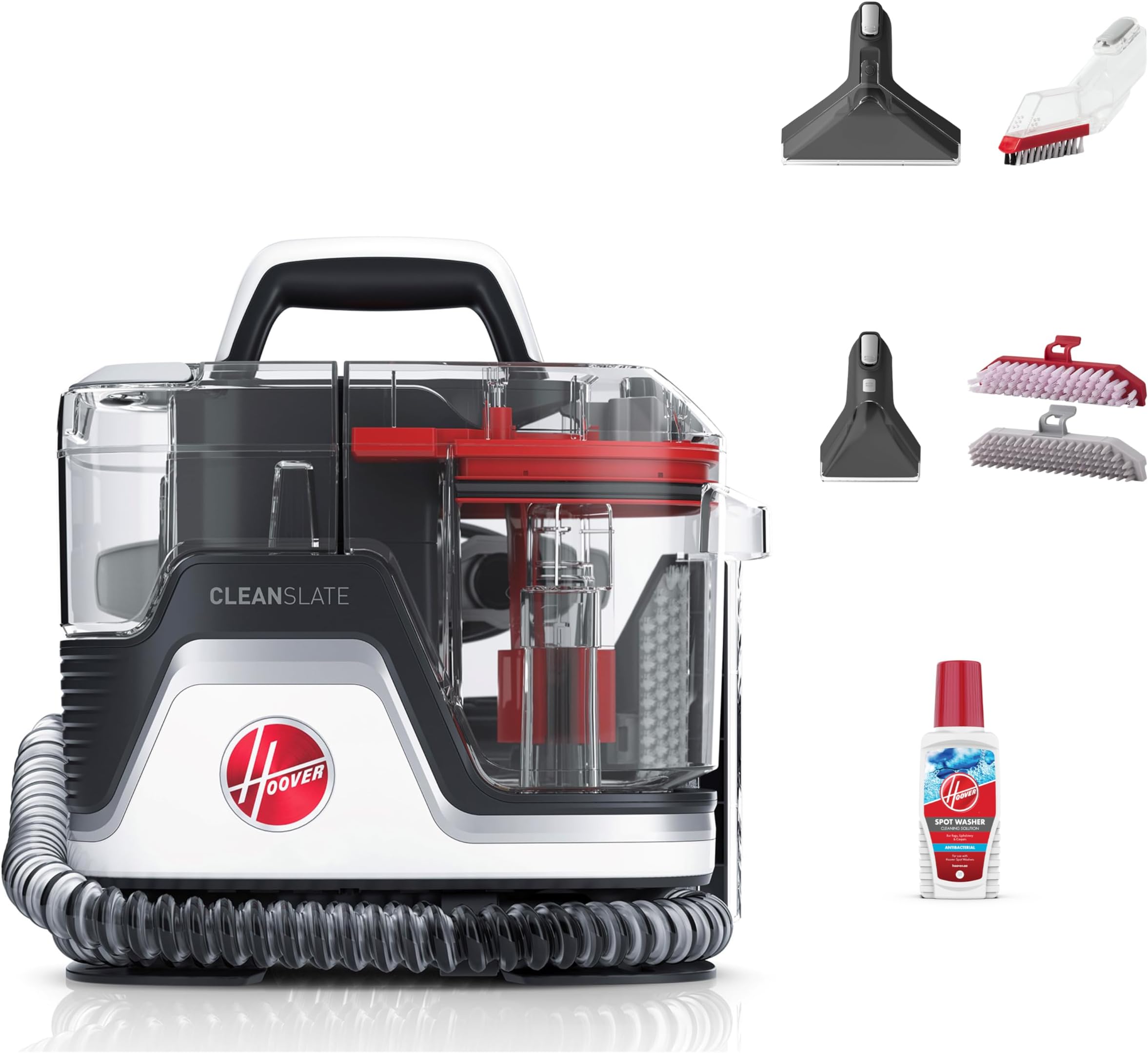 SpotWash Home Duo Spot Cleaner, Stain, Car, Upholstery, Sofa and Carpet Cleaning Machine, Included Pet Tool and Antibacterial Solution Removes Spills, 3 Year Warranty - CDSW-MPME