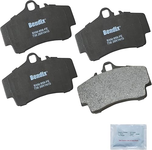 Miniatura 98 de Bendix Priority1 CFC154 - Juego de pastillas de freno de disco para Avanti II, Century, LeSabre, Regal, Riviera, chasis comercial, DeVille