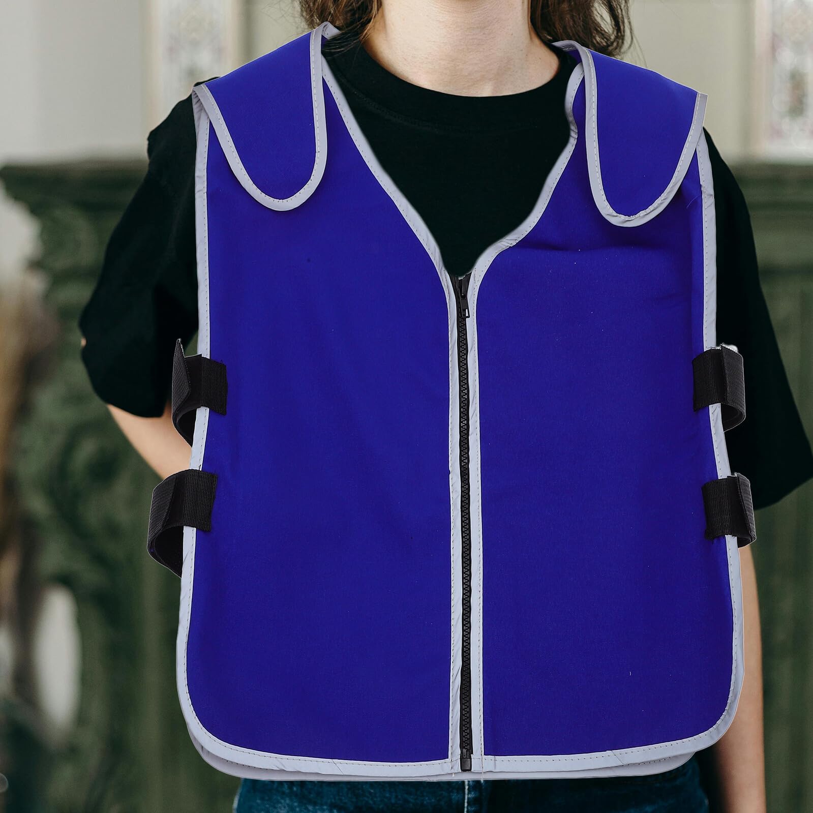 Gilet di Raffreddamento Festa Estiva Blu 21 Pezzi per Stagione Calda