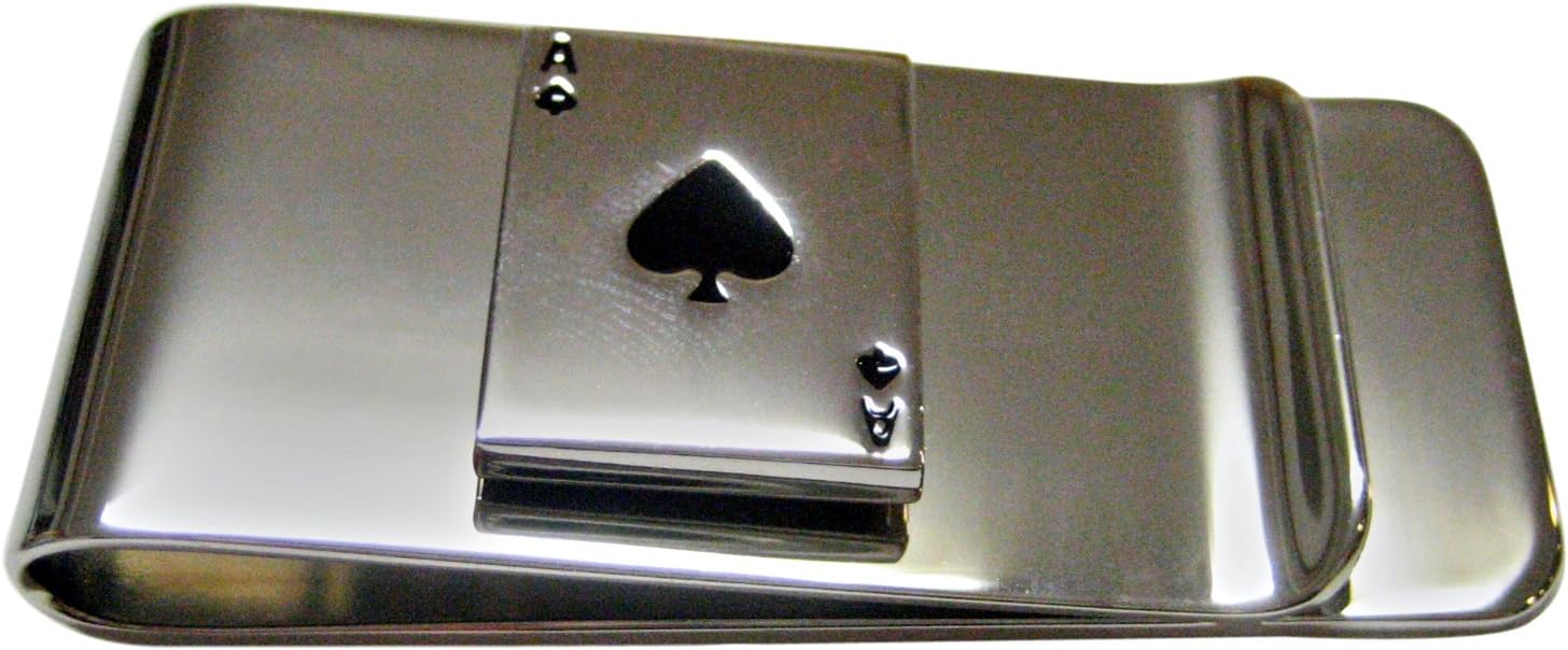 Kiola Designs Shiny Ace of Spades Money Clip