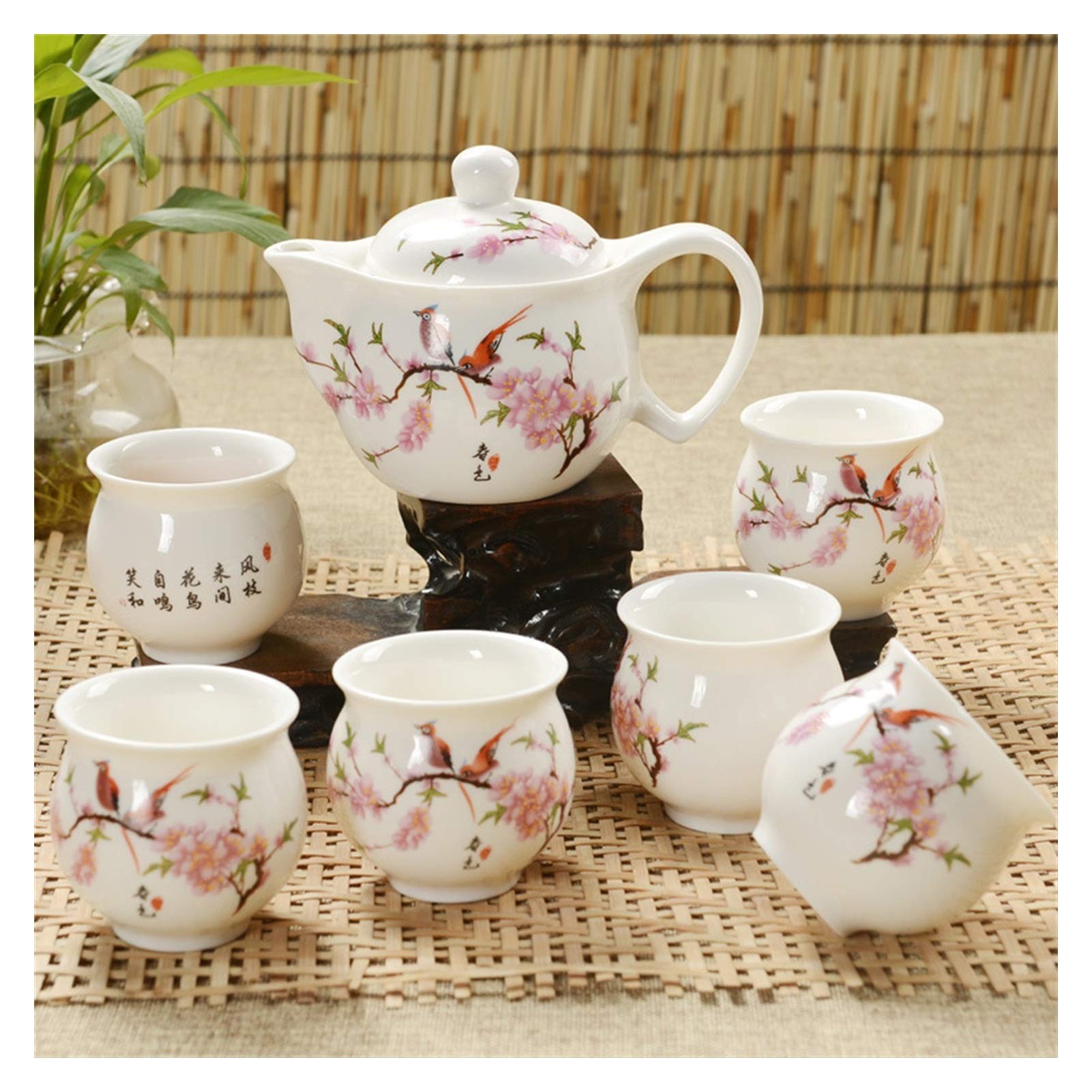 Amazon.com: zxb-shop Tea Service Jingdezhen Tea Set Blue and