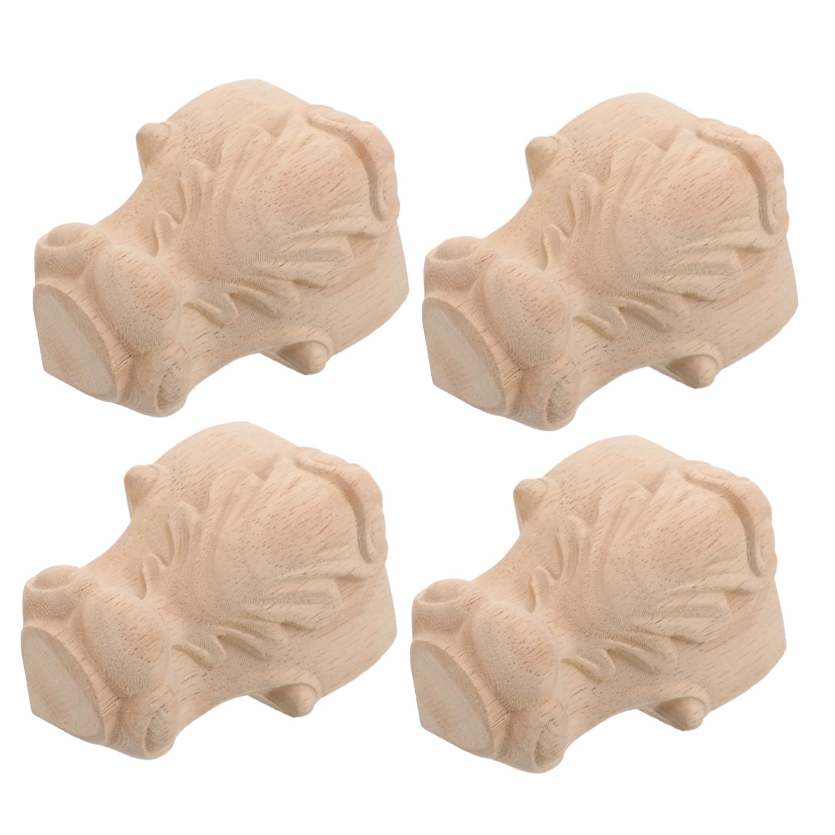 Meubles bois courts Hemobllo lot de 4 pieds de remplacement pour table et chaise basse