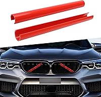 Vista 8 de TOMALL Insertos de rejilla a rayas compatibles con BMW F20 F30 2011-2021 coche V Brace Wrap Covers Accesorios exteriores Decoración para 1/2/3/4/5