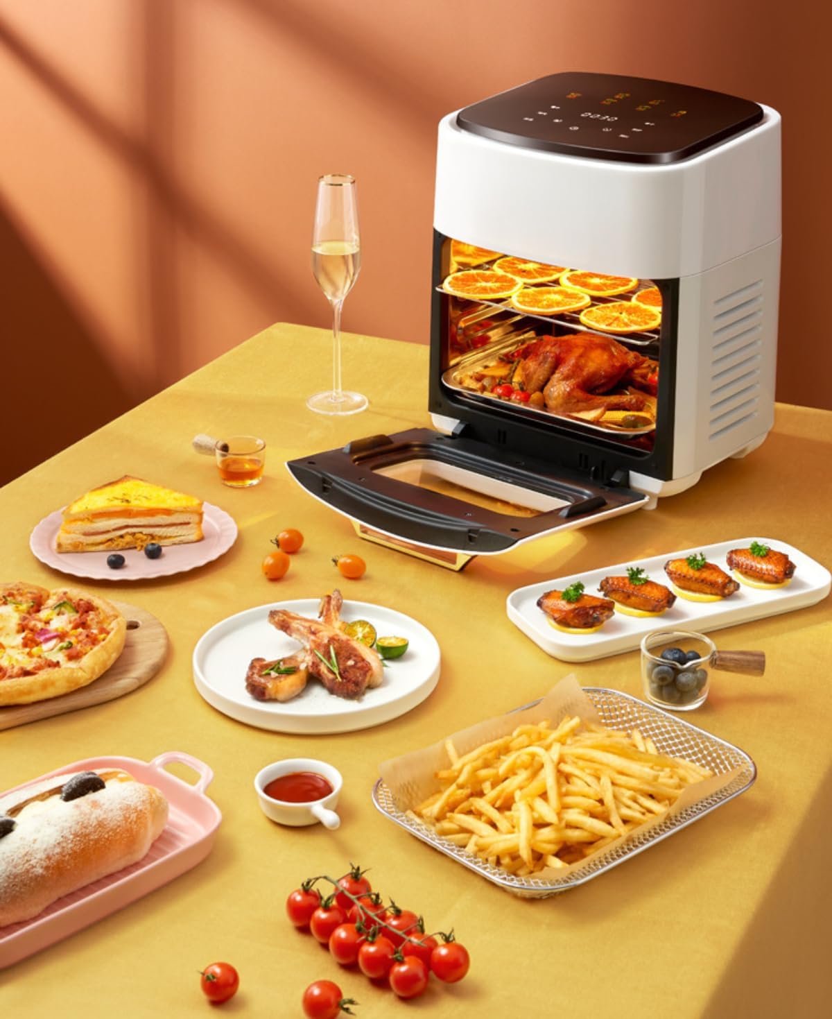 15L大型デジタルエアフライヤー 5-in-1多機能調理器 1400W高出力 ノンスティックバスケット LEDタッチスクリーン 11 エアフライヤー  大容量」の人気商品一覧 | 安い商品を通販サイトから探す - 価格.com 【Wixero】 大容量 15L エアフライヤー 5in1 デジタル式  急速エア ...