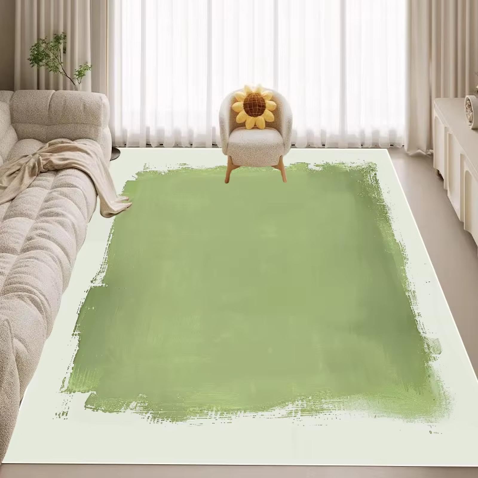 Alfombra antideslizante de diseño sencillo para proteger y embellecer tu dormitorio de 70x100cm