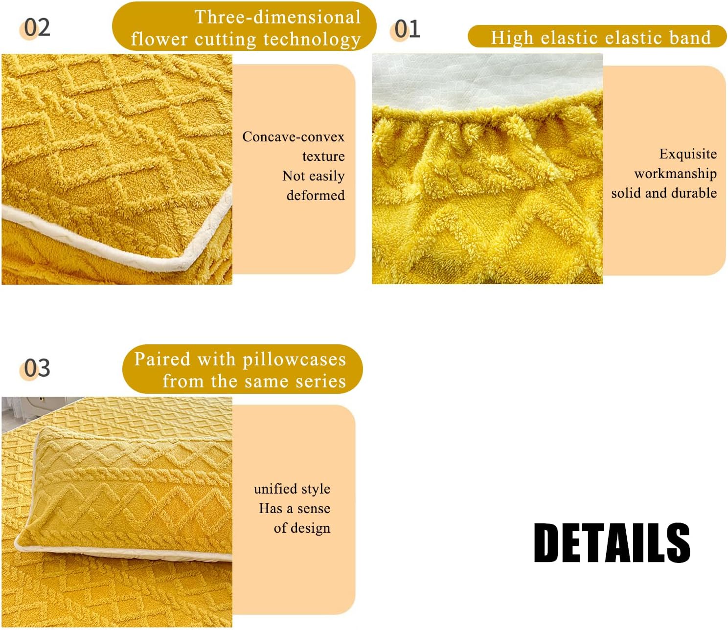 Purple,150 * 200cm(Queen),LDLCYCN Waterproof Mattress Protector for Queen/King/Twin Size Luxury Velvet Mattress Cover Warm Thicken Bed Cover with Elastic Band Taffeta Fitted Sheet Mattress Dust Cover