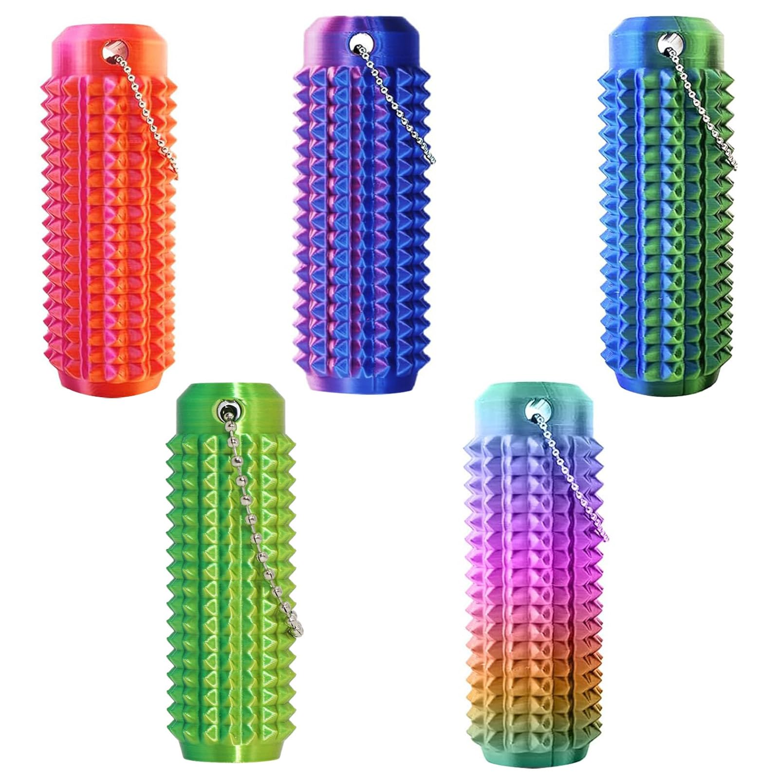 5PC Little Ouchies Fidget Toys Adults, Pain Stim Pocket Sensory Toys for Anxiety and Stress Reduction,Portable Travel Stress Relief Spiky Fidget