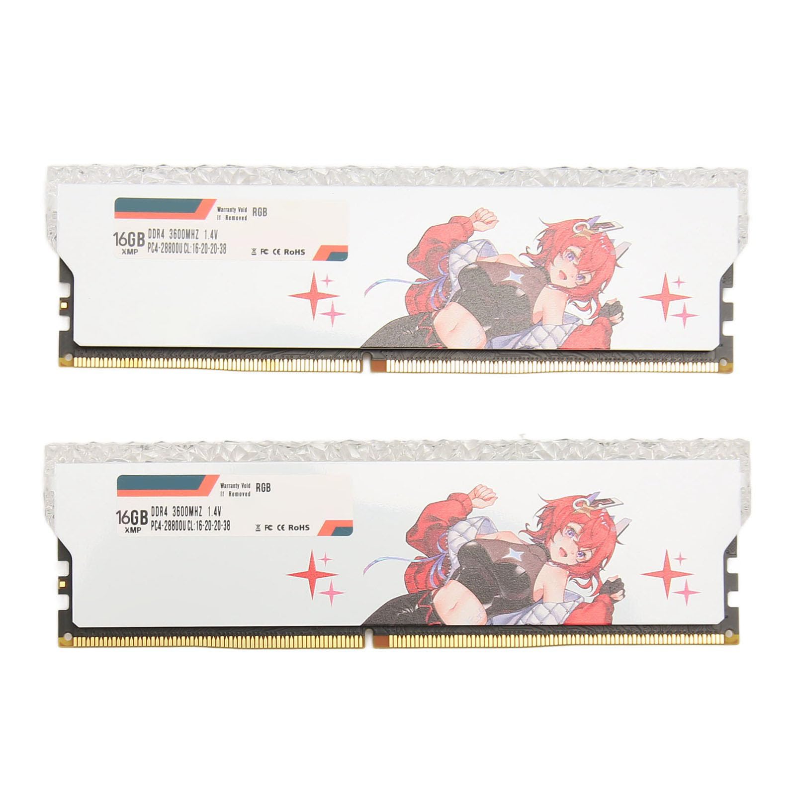 VBESTLIFE Wysokowydajny moduł Pamięci DDR4 RAM 3600 MHz do Gier PC do Komputera Stacjonarnego 2x 16 GB (32 GB (2x16))