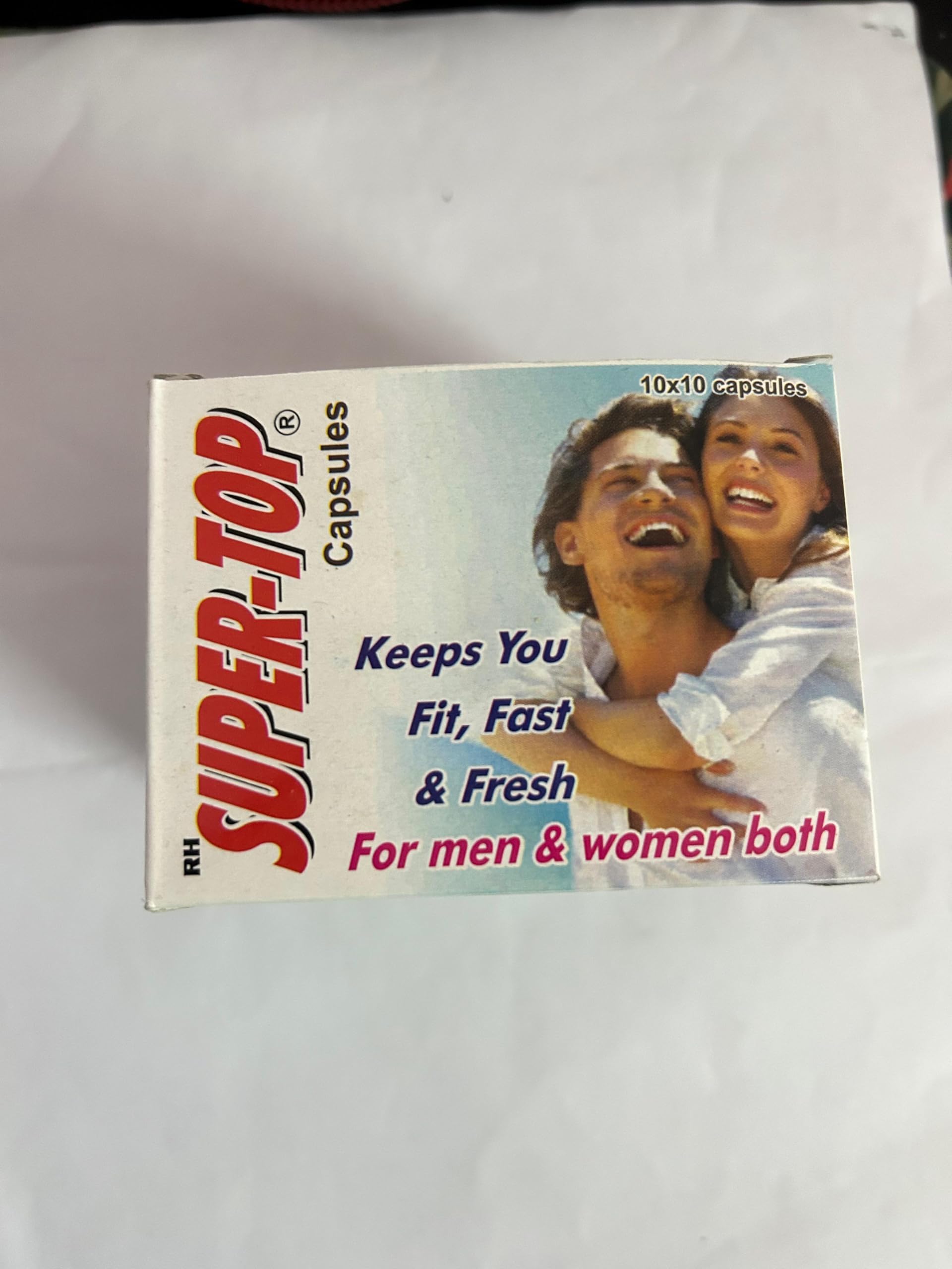 Super-Top Capsules, 10x10 Pack, Wellness Supplement for Men and Women
