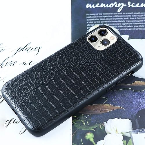 Miniatura 6 de 11ProMax - Funda de piel sintética para iPhone 11 Pro Max 2019, color negro