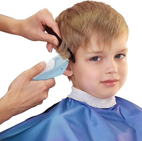 Miniatura 7 de KIDIRA Cortadora de pelo silenciosa para bebés para niños pequeños, cortapelos silenciosos para niños con autismo, kit de corte de pelo inalámbrico