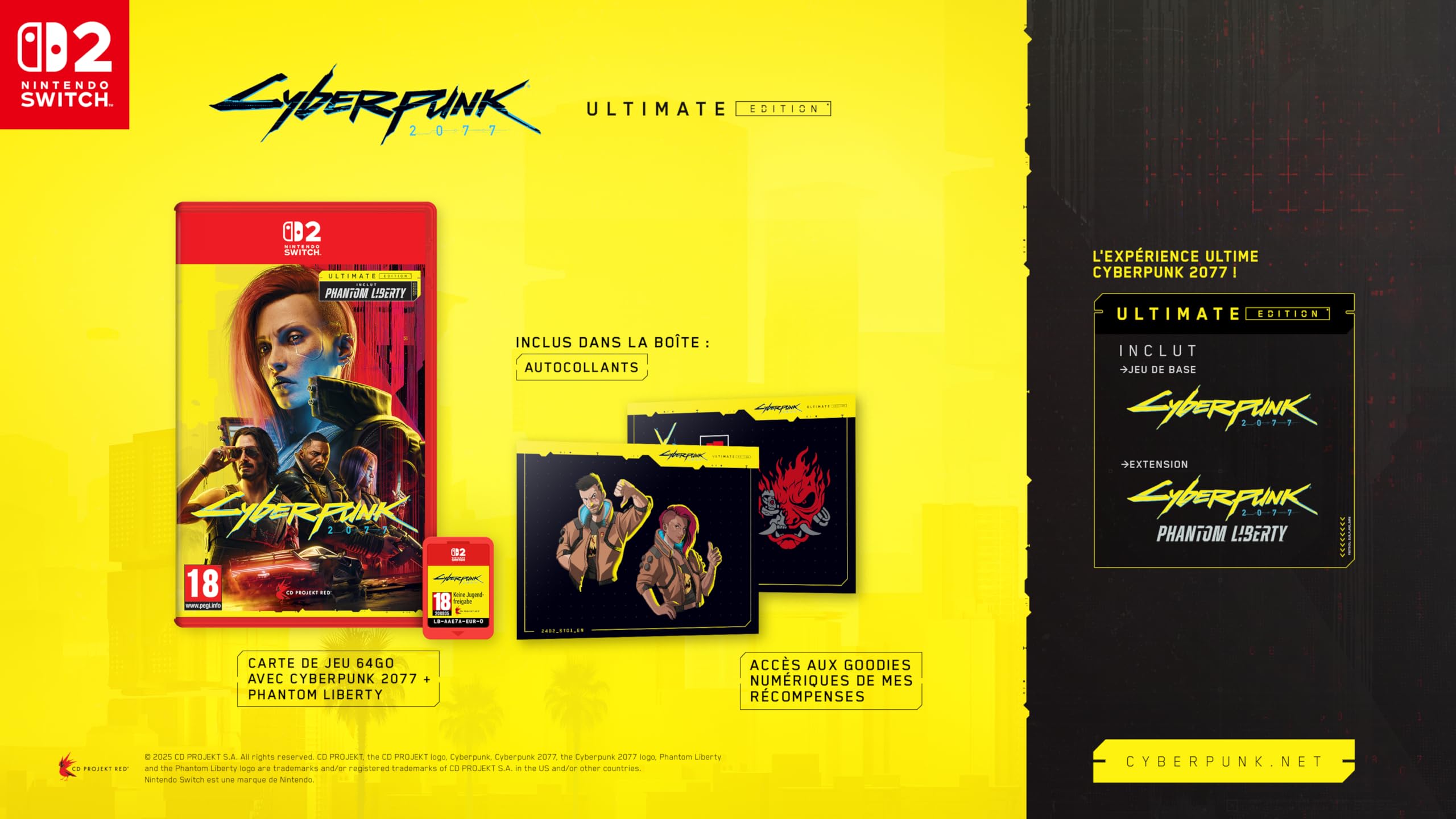 Cyberpunk 2077 Ultimate Edition Nintendo Switch 2