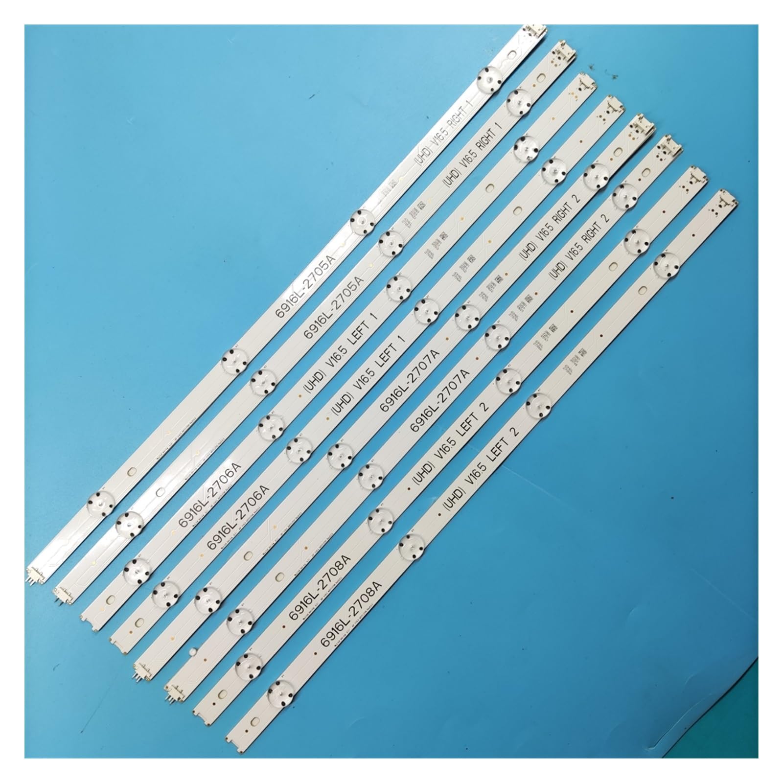 Kit Retroilluminazione A LED Per TV 49 Pollici – 8 Strisce Per 49UH603V, 49UH620V, 6916L-2709A/2710A/2711A/2712A