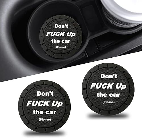 Miniatura 1 de 2 posavasos Hoder para automóvil, 2.75 pulgadas, PVC, antideslizante, aislado, decoración de panal de abeja, no arruines el auto, accesorios