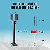 Vista 3 de SkyLift Elevador de Techo de 18", Montura de 3-1/2", Servicio Estándar, Elevador de Techo Negro