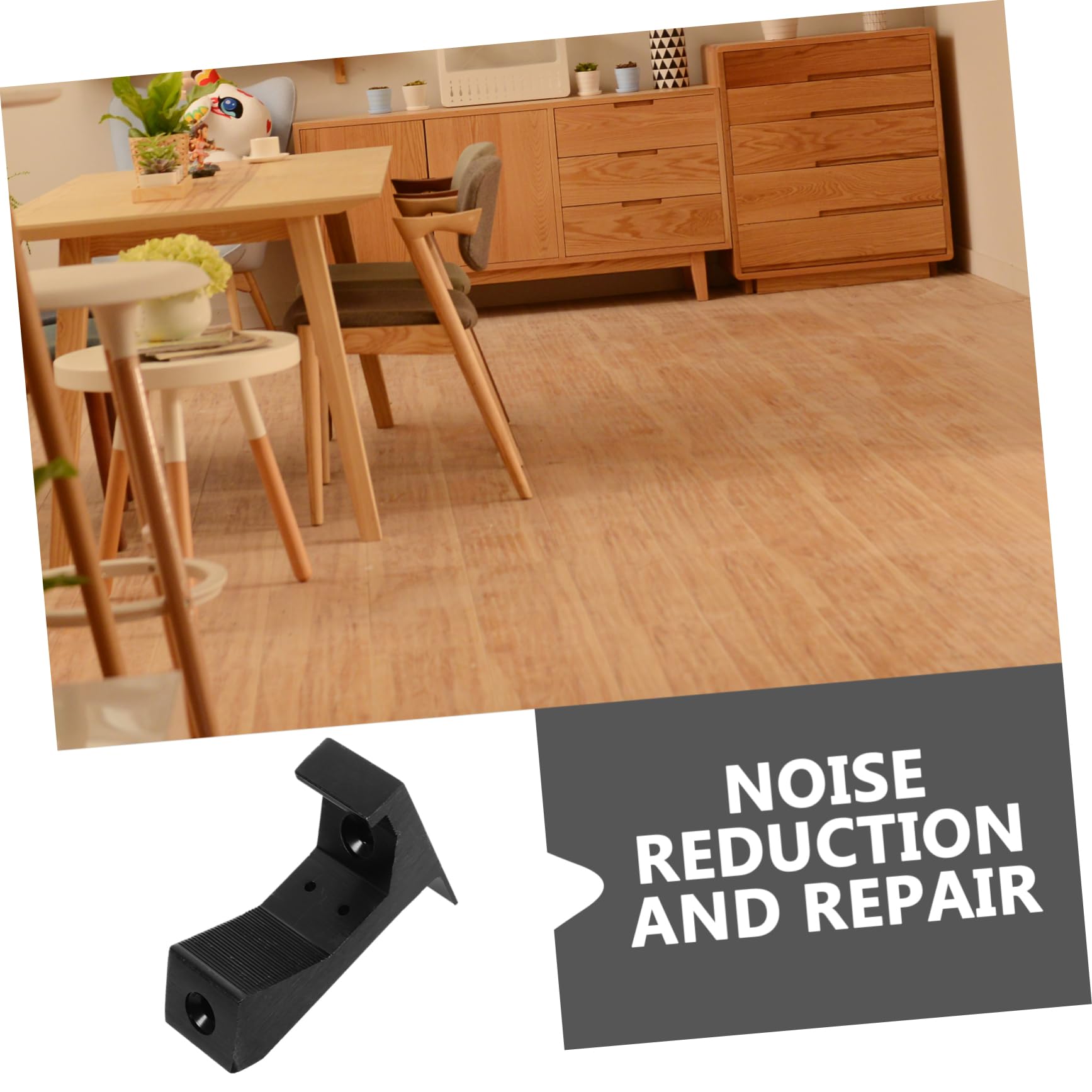 Kit de Réparation Plancher Aluminium Élimine Grincements Compatible Robuste et Facile à Utiliser pour Maison et Bureau
