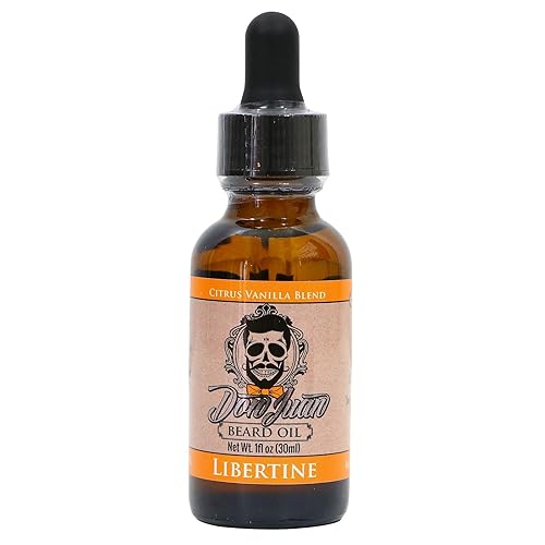 Don Juan Libertine Beard and Conditioner perfumado con aceites esenciales aceite de jojoba, aceite de argán, aceite de coco, aceite de vitamina E, 1