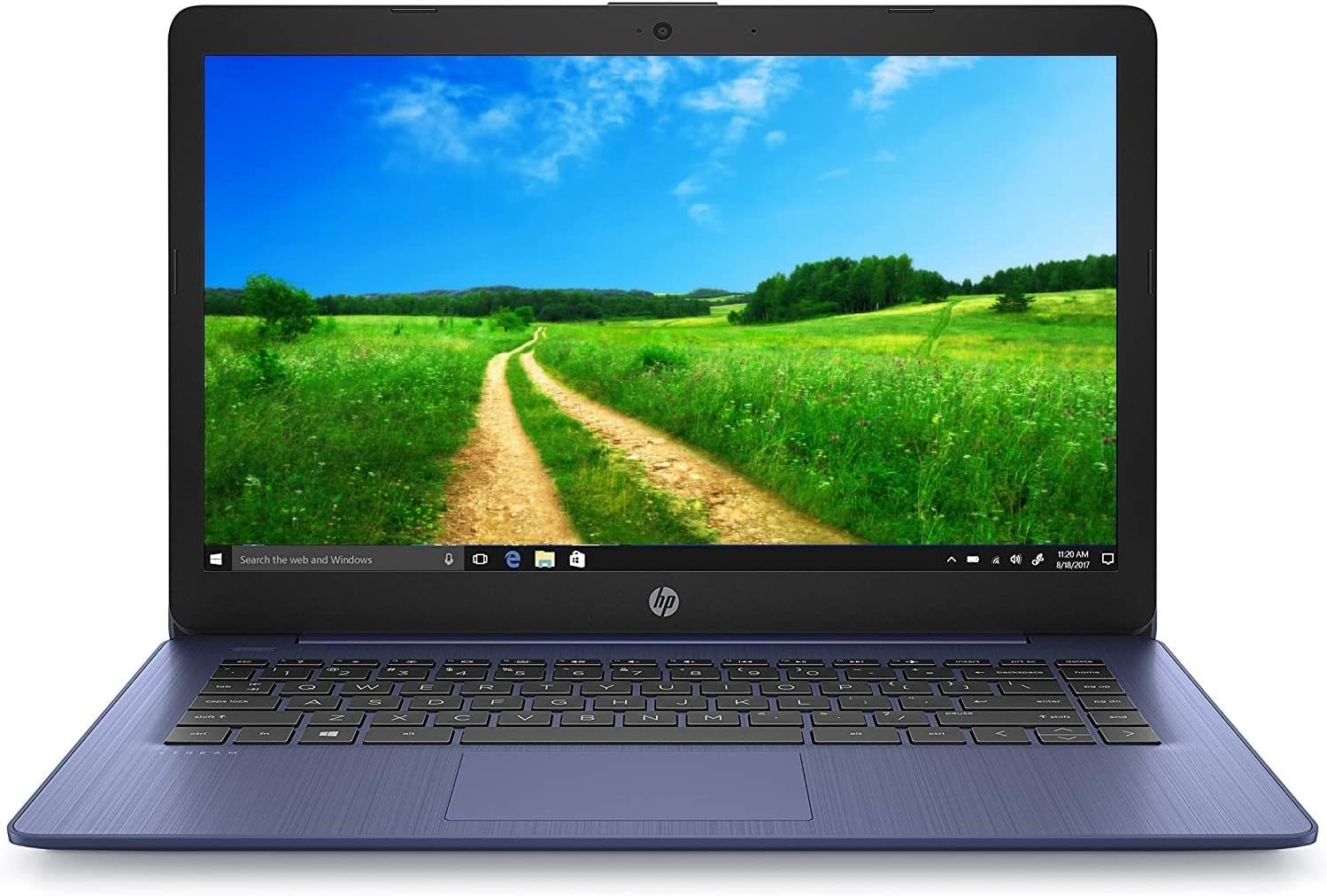 2022 HP Stream 14" HD Display, Intel Celeron N4000 Dual-Core Processor, 4GB DDR4 Memory, 192GB Storage (64GB eMMC+128GB Card),WiFi,Webcam,Bluetooth,1-Year Microsoft 365 Win10 S,Royal Blue|TGCD Bundle