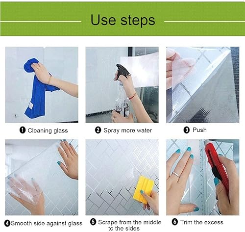 Miniatura 5 de Ocean Decor Collection - Lámina decorativa para ventana, privacidad, control de calor, anti UV, para oficina y hogar, 35.4 pulgadas de largo x 78.7