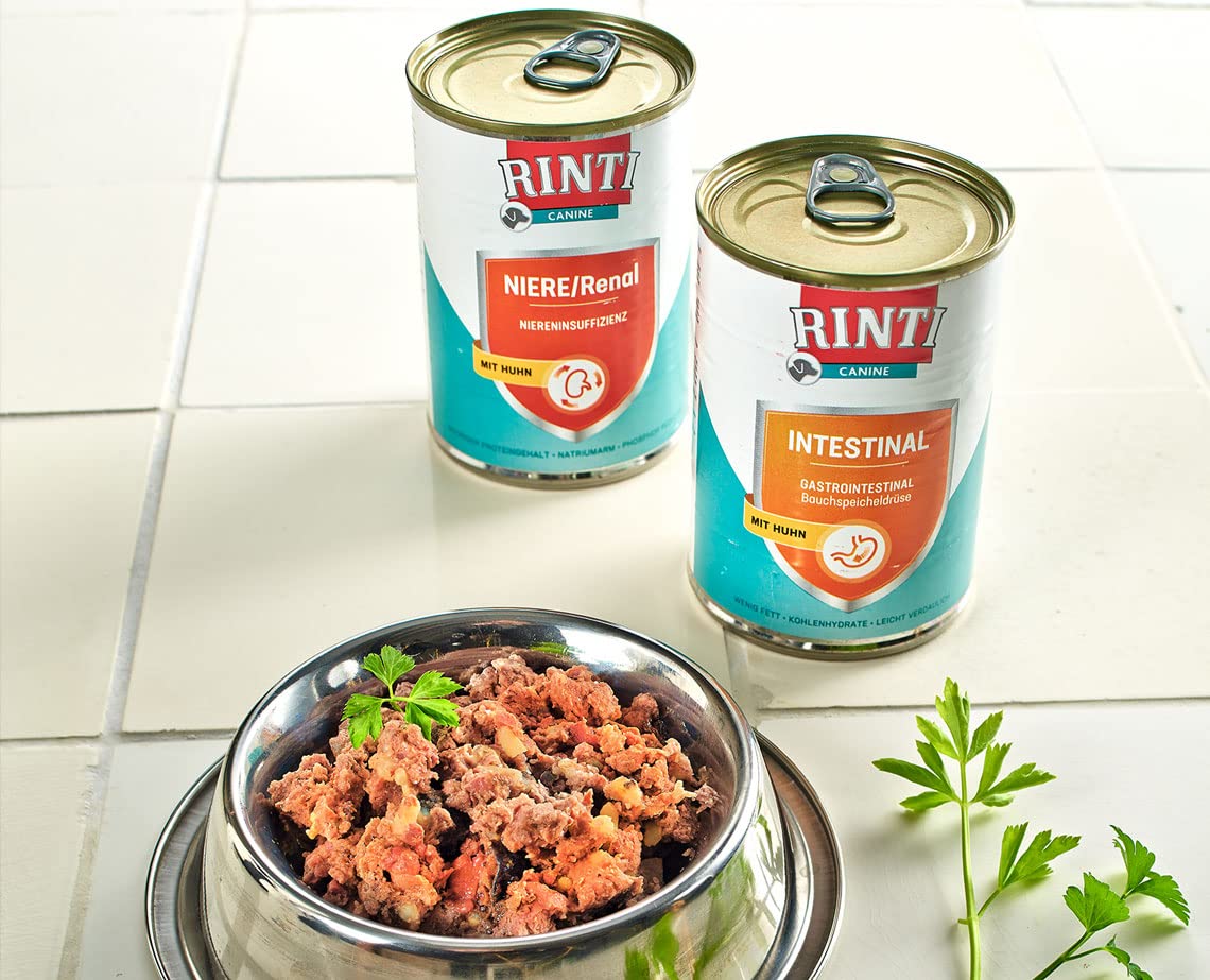 Rinti Intestinal Multipack mit Huhn, Lamm und Rind 36 x 400 g