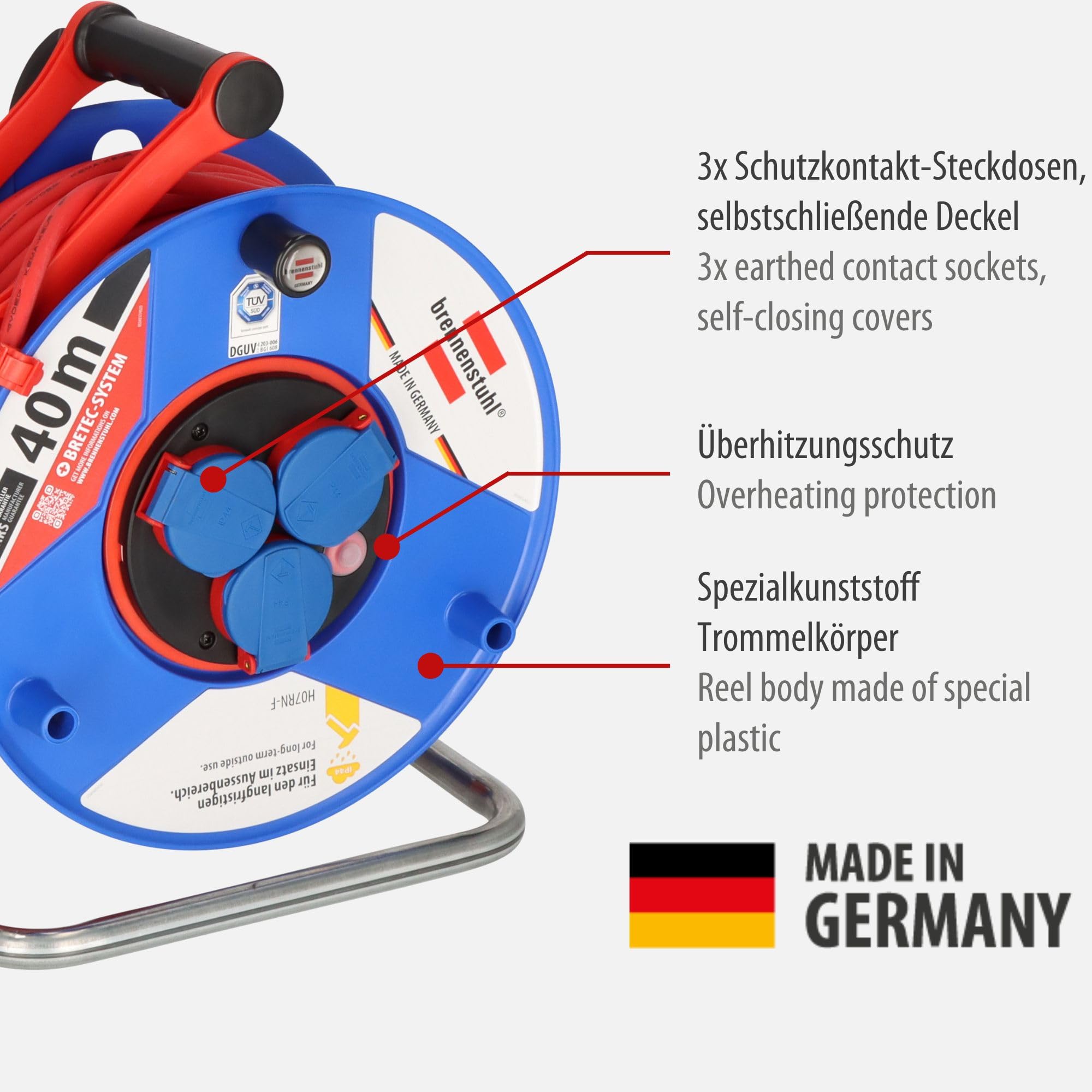 Brennenstuhl 1208930 - Alargador de cables