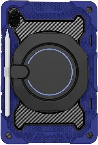 SUPERB. Ergonomic Kickstand Case for Honor Pad X8a & Honor Pad X9 (Navy Blue)
