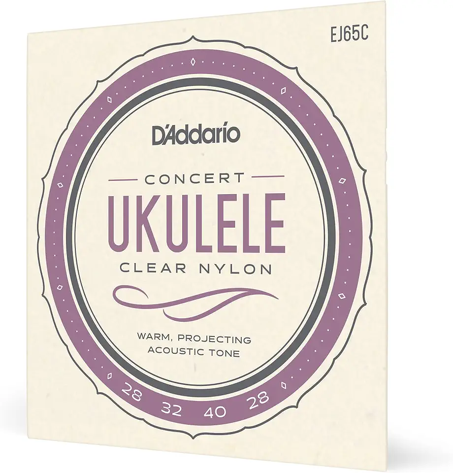 Encordoamento Para Ukulele Concerto Pro-Arte Custom Nailon Transparente D'Addario Pro-Arté EJ65C