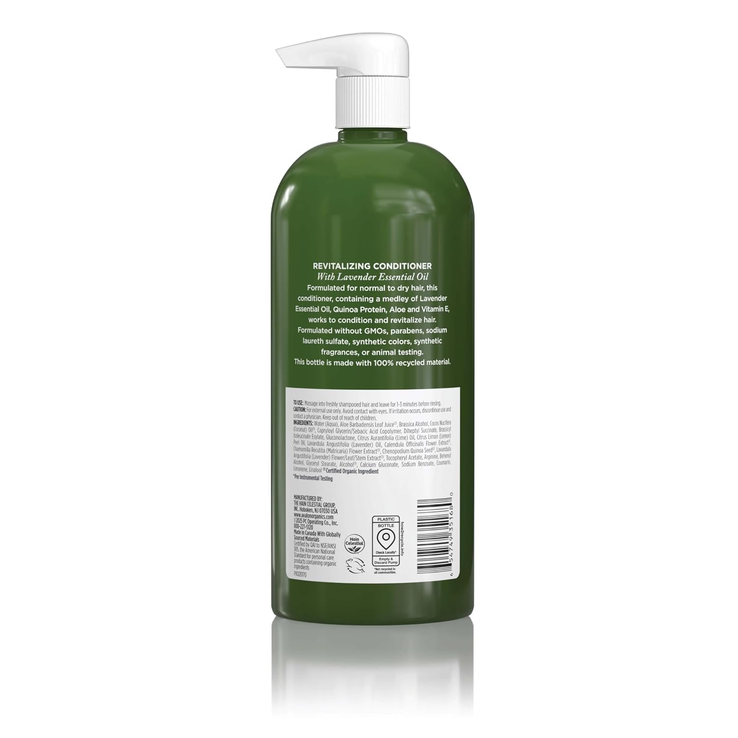 Avalon Organics Conditioner, Nourishing Lavender, 32 oz