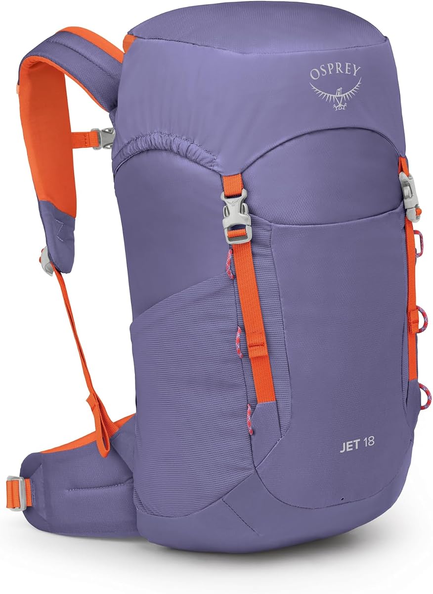 Jet 18L Kid's Hiking Backpack, Purple OS | daypack, travel daypack, camping pack, Purple color, OS size