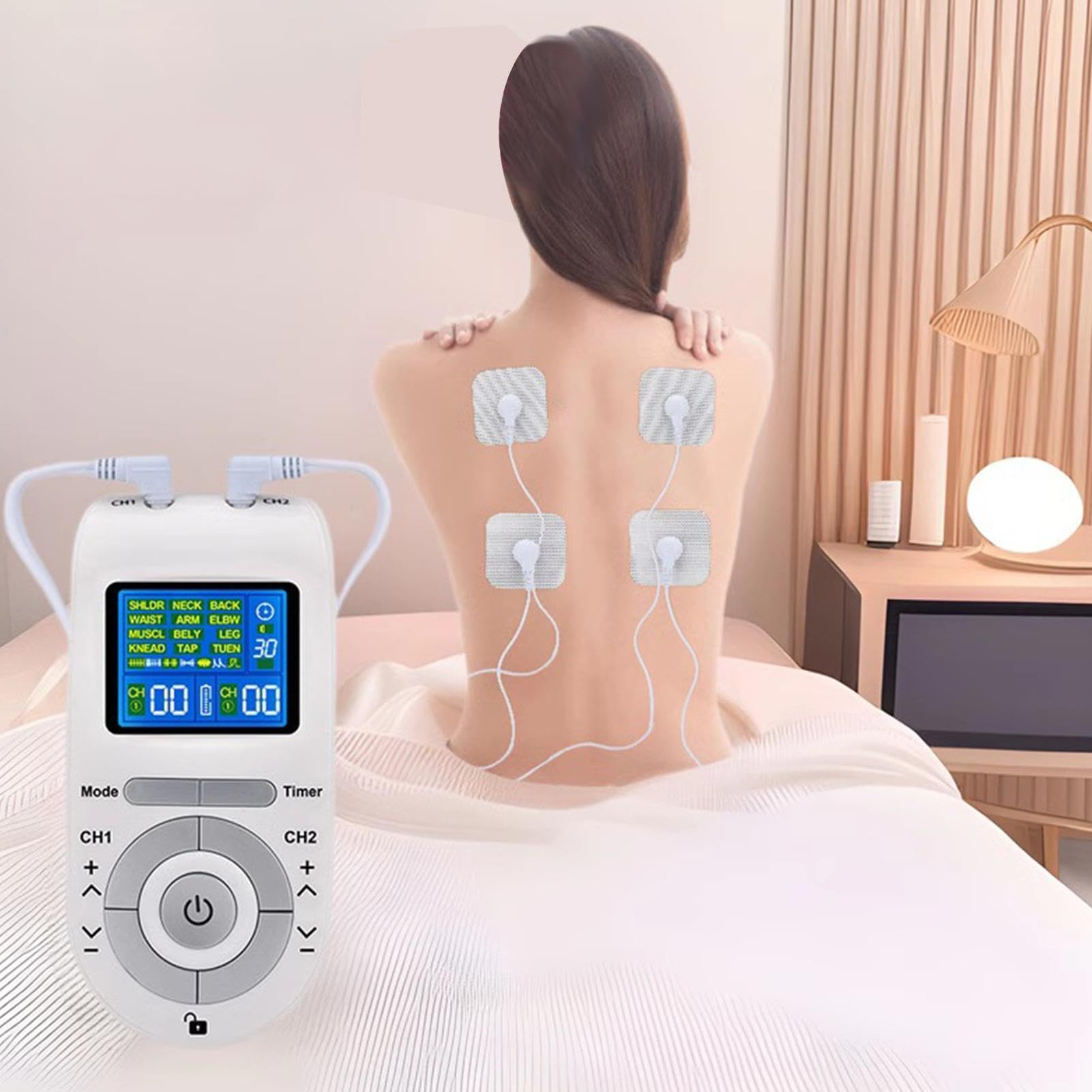 Muskelmassage, Körpermassagegerät mit Niederfrequenzimpulsen