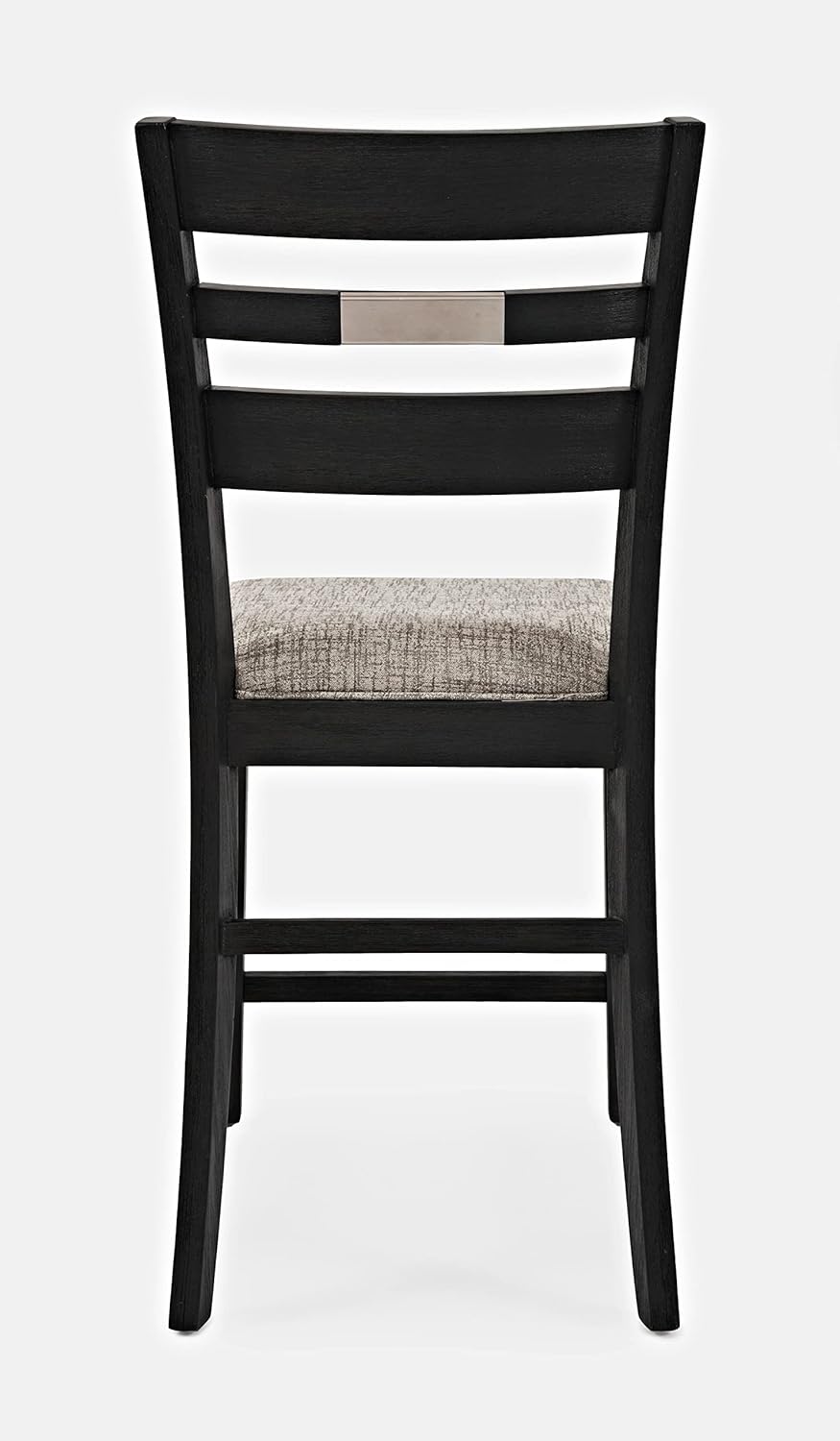 Jofran Altamonte Ladderback Stool Counter Barstool Set, 20X23X42, Dark Charcoal