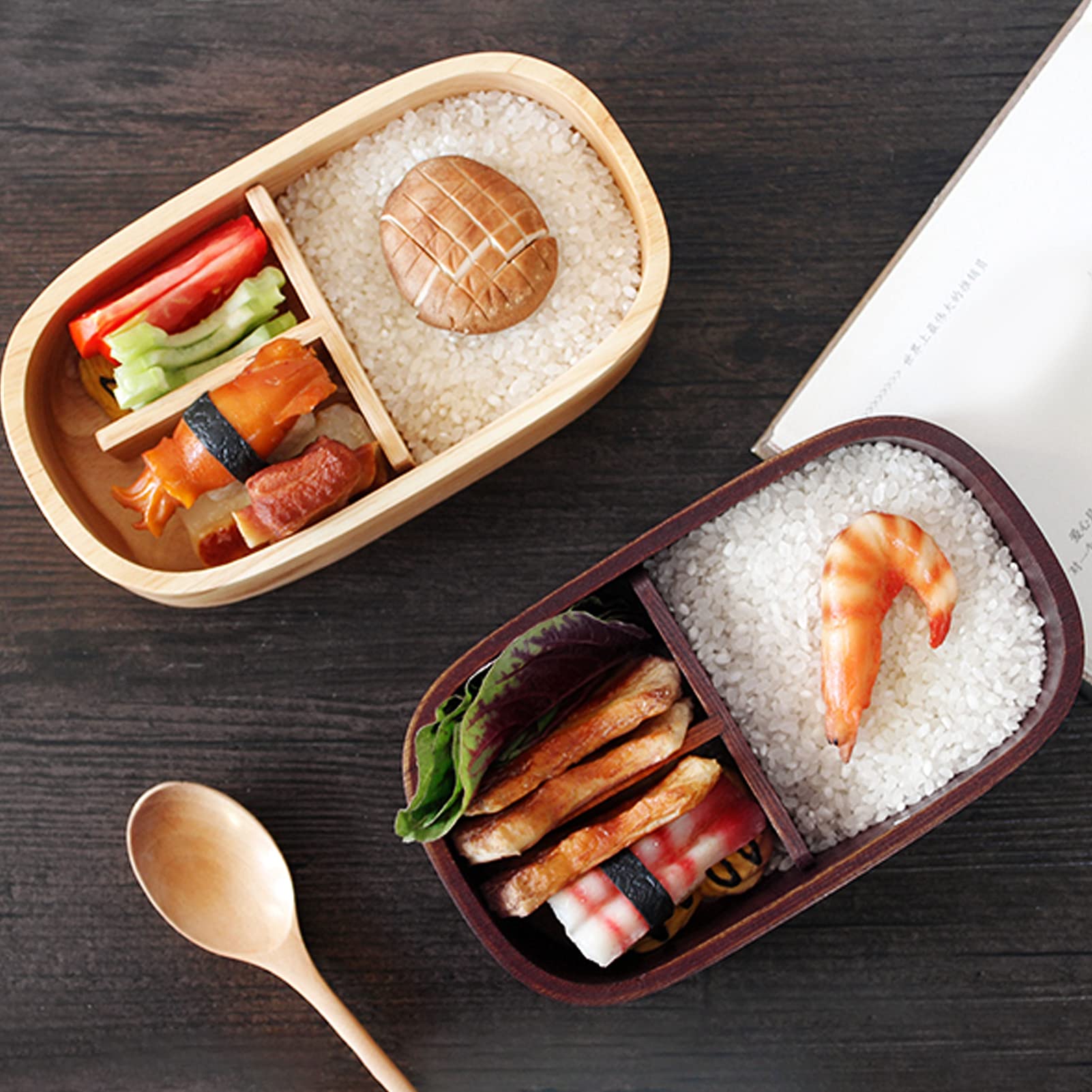 Pilipane Contenitore per Il Pranzo Termico in Stile Giapponese,Contenitore per Il Pranzo in Acciaio Inox, Portatile, per Ufficio, Studenti, Mensa per Bambini, Pranzo Isolato (nero/304