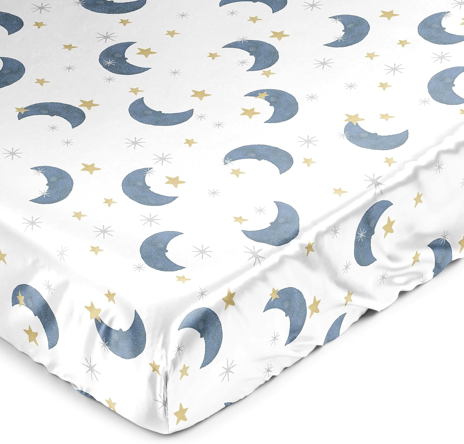 Sweet Jojo Designs Boho Rainbow Girl Baby Satin Fitted Crib Sheet Infant Newborn Nursery Toddler Bed Room Standard Mattress Blush Pink Yellow Bohemian Modern Neutral Vintage Rose Gold Beige Stars Sun