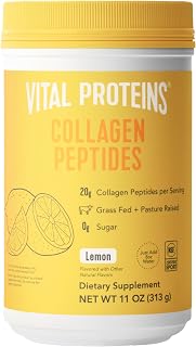 Vital Proteins Collagen Peptides Powder, Collagen Supplements, Hair & Skin Health, 14 Servings, Lemon