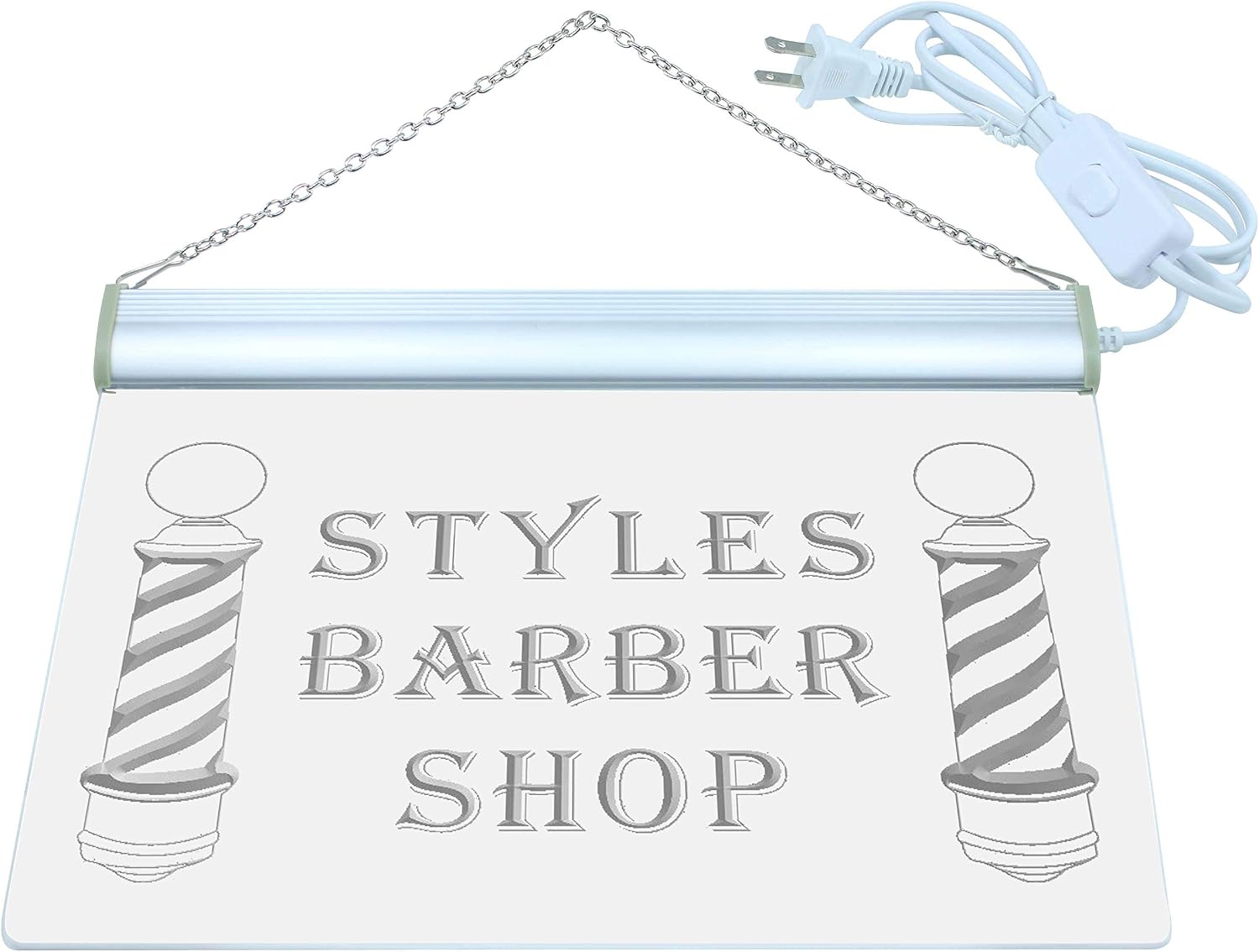 ADVPRO Styles Barber Shop Display Hair LED Neon Sign Orange 16 x 12 Inches st4s43-j120-o