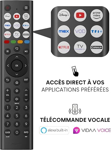Hisense 65E7Q Pro TV QLED 4K 65" (164 cm) - Série E7 Pro 2024-144Hz (HSR 240Hz), Dolby Vision IQ & Atmos, Mode Jeu Pro 144Hz, AMD FreeSync Premium, Smart TV VIDAA U9, Alexa & AirPlay 2  Hisense 65E7Q Pro TV QLED 4K 65" (164 cm) - Série E7 Pro 2024-144Hz (HSR 240Hz), Dolby Vision IQ & Atmos, Mode Jeu Pro 144Hz, AMD FreeSync Premium, Smart TV VIDAA U9, Alexa & AirPlay 2 - 2