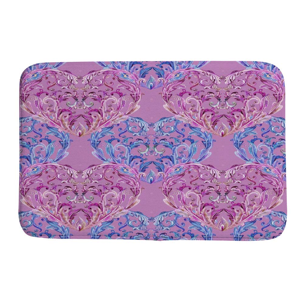 Tapis de bain lavable en machine avec mousse à mémoire de forme 78cm