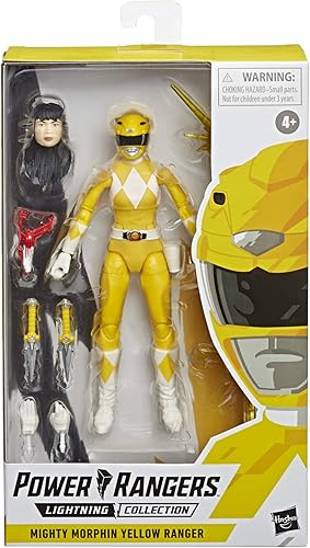 Miniatura 2 de Power Rangers Lightning Collection - Figura de acción coleccionable de Mighty Morphin Yellow Ranger de 5.9 in, con accesorios