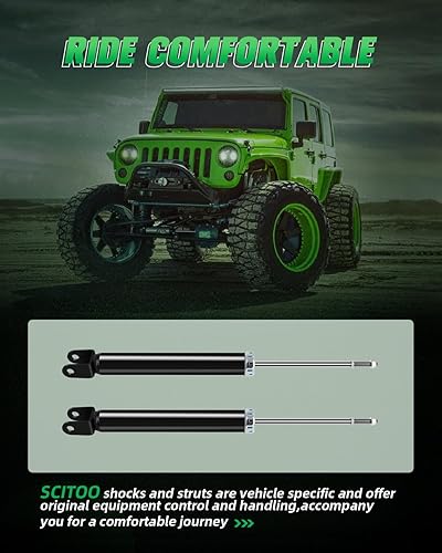 Vista 76 de SCITOO Puntales delanteros completos de resorte para Mercedes-Benz C230 08-09, para Mercedes-Benz C250 10-11, Mercedes-Benz C300 08-11