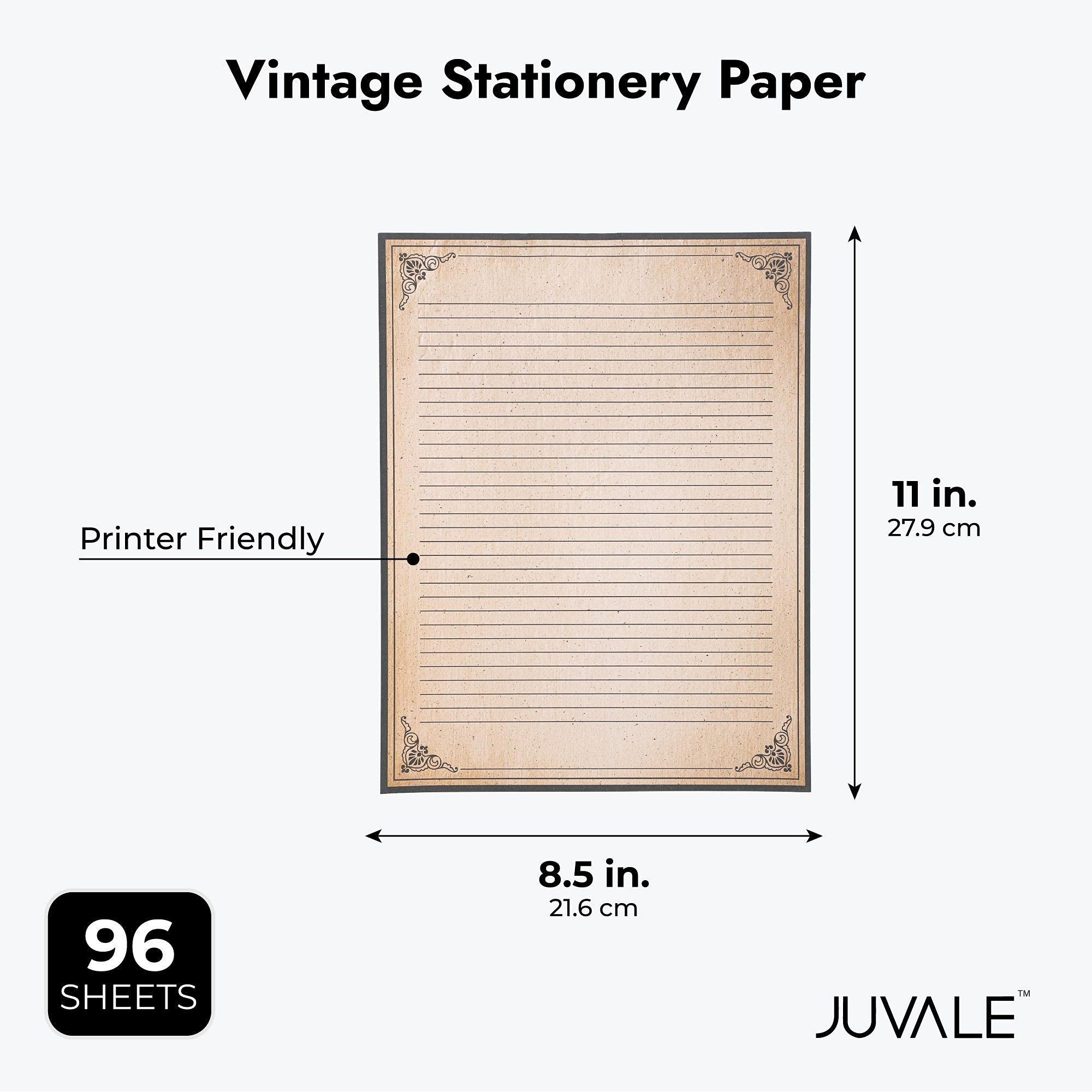 Amazon.com : Juvale Lined Stationery Paper - 8.5 x 11 In
