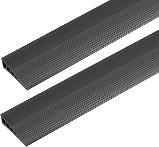 Black PVC one-inch doorway threshold ramps