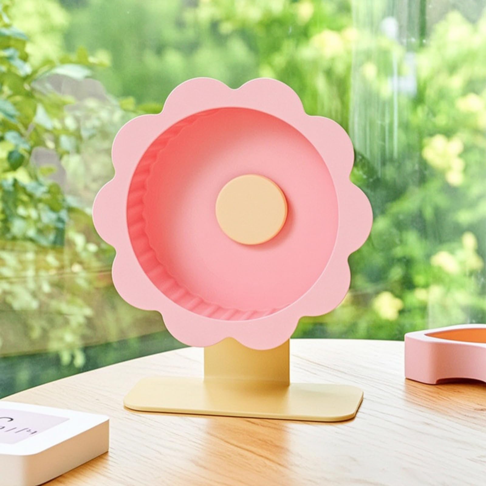 Roue d'exercice pour Hamster Plateau Fixe Support Réglable Structure Amovible en Acrylique Adaptée aux Animaux Petits Accessoires Habitat, 26cm, Style to 6