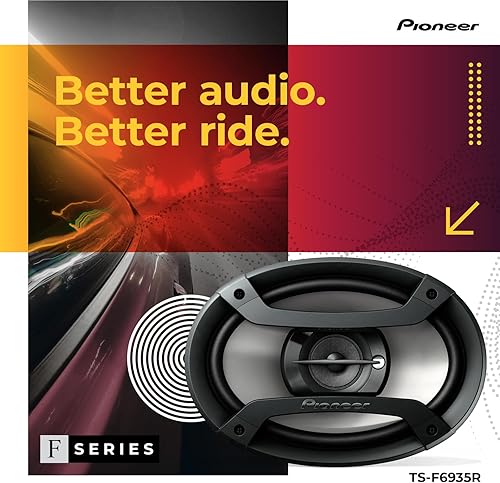 Miniatura 54 de PIONEER A-Series TS-A6961F - Altavoces de 4 vías de 6 x 9 pulgadas (par) - 450 W máximo, sonido equilibrado + agudos suaves, graves mejorados