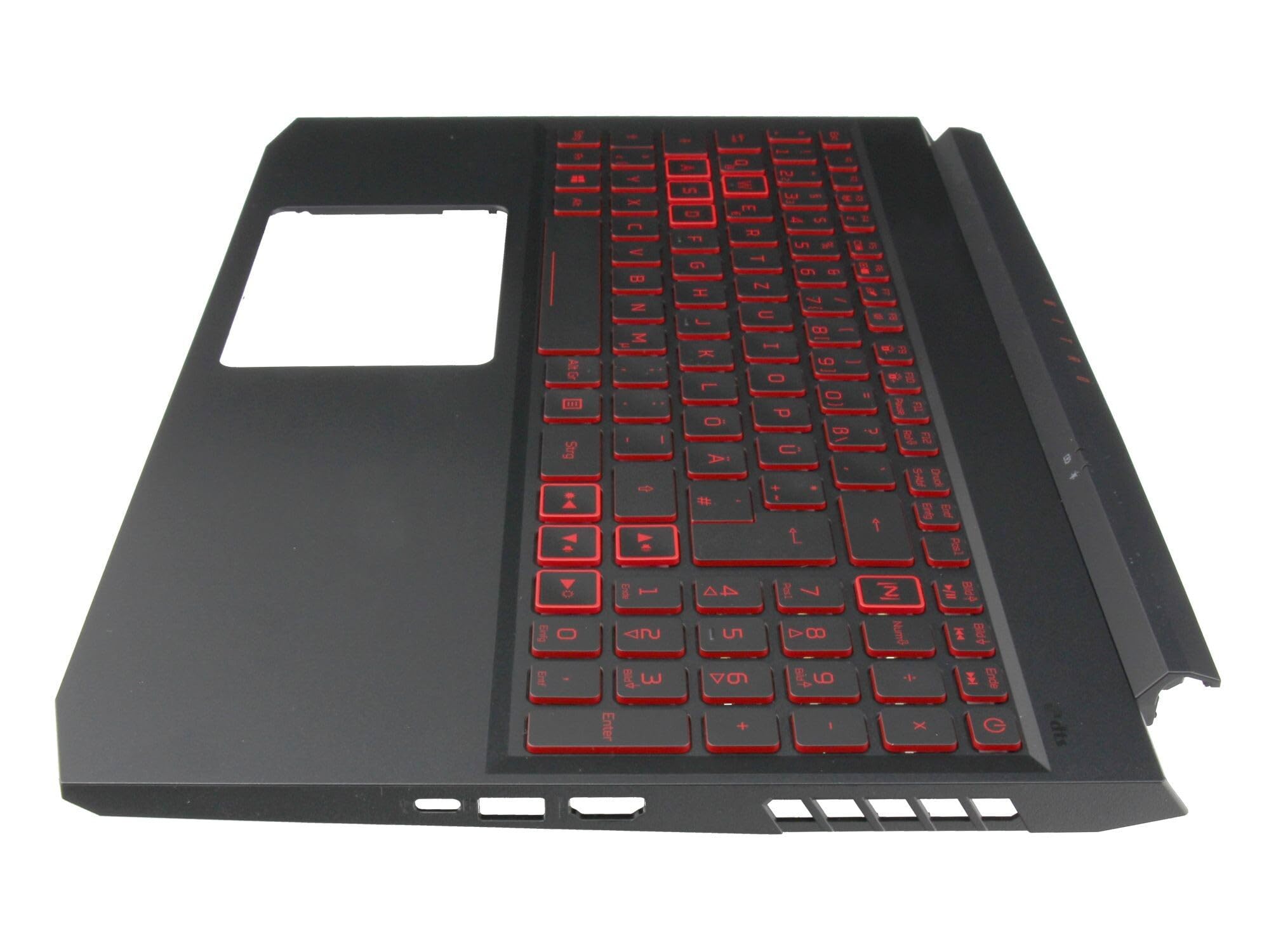 Acer 6B.QAZN2.014 Original Tastatur inkl. Topcase DE (deutsch) schwarz/rot/schwarz mit Backlight für Nitro 5 (AN515-55)