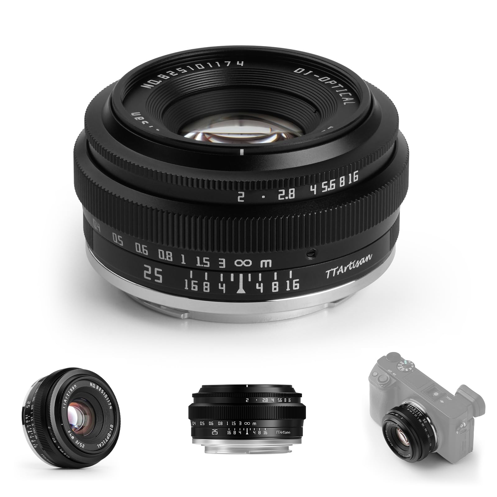 Amazon.com : TTArtisan 25mm F2 E-Mount APS-C Pancake Lens,Wide