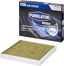 Purolator PBC38173 PurolatorBOSS Automotive Cabin Air Filter with Febreze & Activated Carbon, Car & Truck Passenger Compartment OEM Filter Replacement for Chevrolet Silverado 1500 & Tahoe, and more