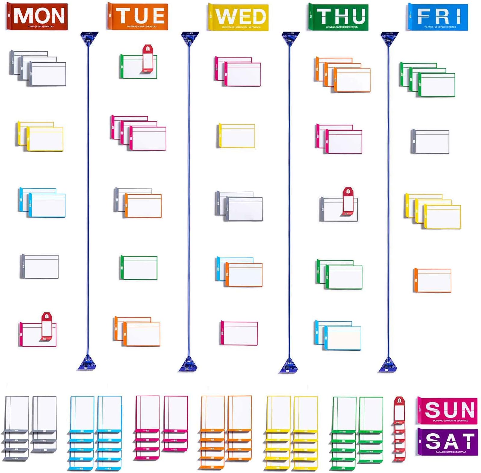 PATboard Agile Weekly Planner Board Full Toolset
