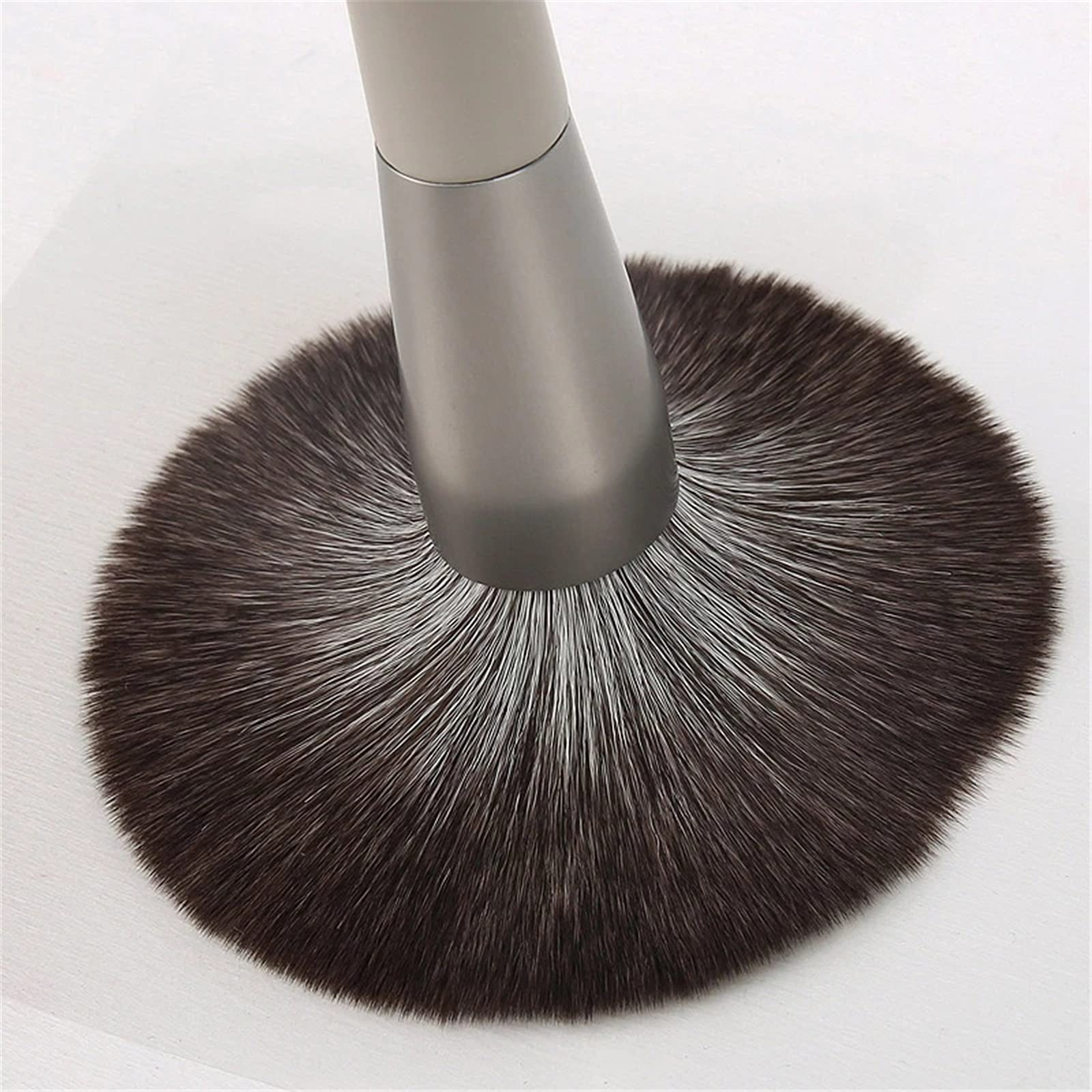 Make-up-Pinsel-Set 12 subgraue Holzgriff-Make-up-Bürsten, Make-up-Bürsten-Set Professional