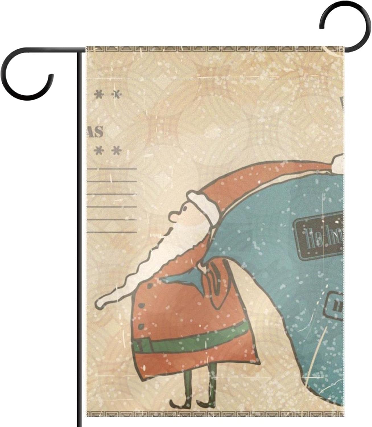 ガーデンヤードフラッグ両面 オンラインショッピング ポリエステルウェルカムハウス旗バナー 大きなヒヒと漫画のサンタクロース ガーデンヤードフラッグ両面 オンラインショッピング ポリエステルウェルカムハウス旗バナー 大きなヒヒと漫画のサンタクロース